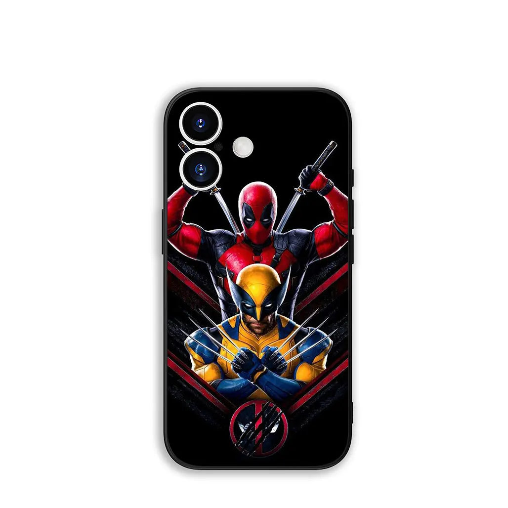 Marvel Comics Wolverine Deadpool Case For Apple iPhone