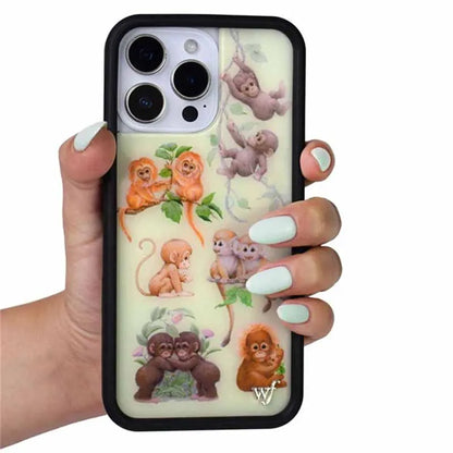 Wildflower Monkey Biz Phone Case For iPhone