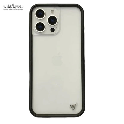 Wildflower Transparent Anti- Fall Phone Case For iPhone