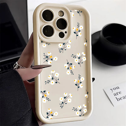 Case For iPhone Fashion Flower Cover