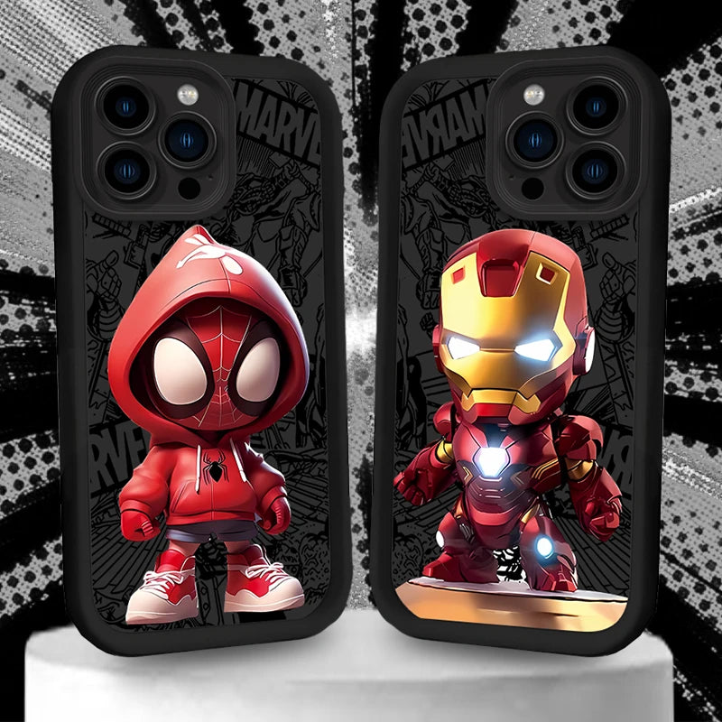 Marvel Spider Man Iron Man Version Case For iPhone