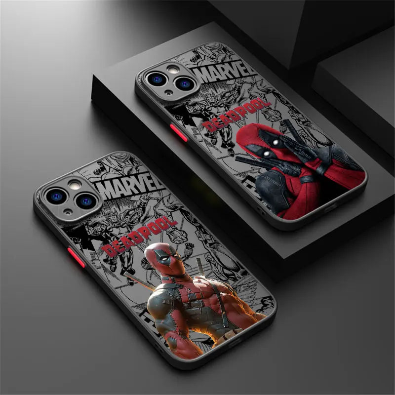 Deadpool Marvel Cool Phone Case For iPhone