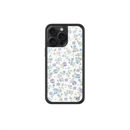 Tiger & Wildflower Cartoon iPhone Case with Rose Flowers