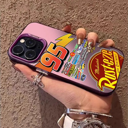 Lightning McQueen 95 Shockproof Matte iPhone Case, Hard Plating Cover