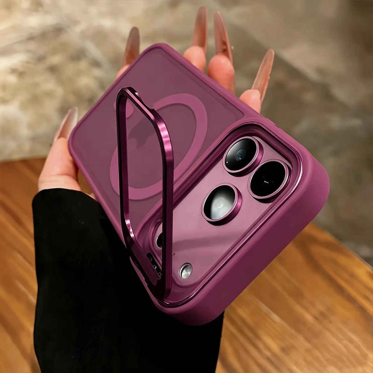 For Magsafe Matte Translucent Phone Case For iPhone