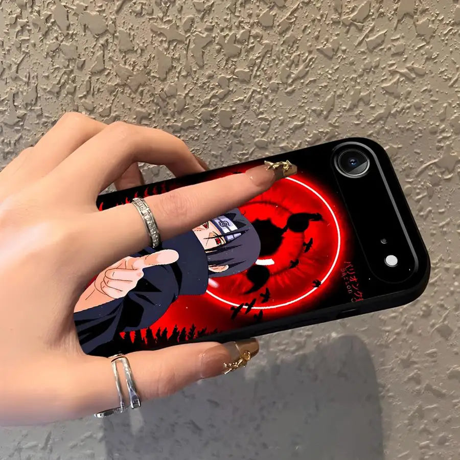 Black Soft Phone Cover Case For iPhone