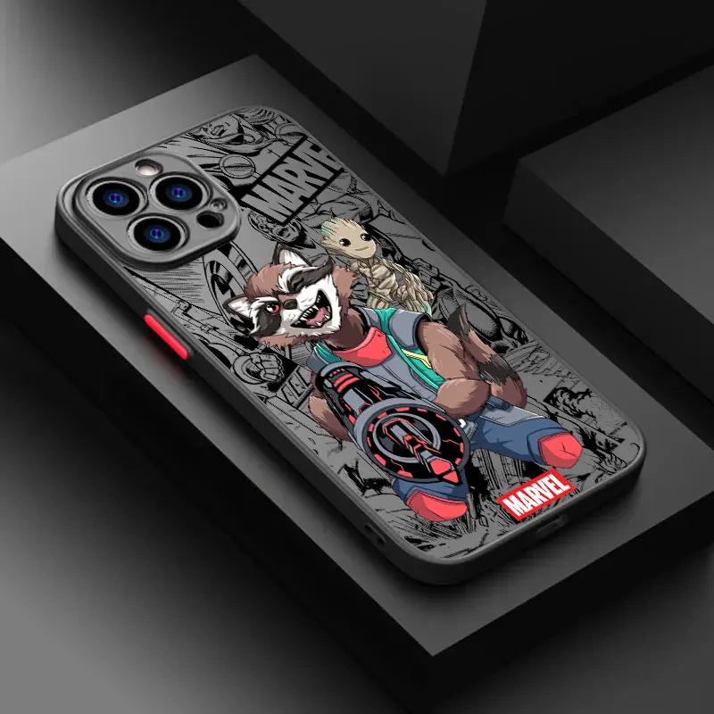 Marvel Venom Spider Man Cartoon Phone Case For iPhone