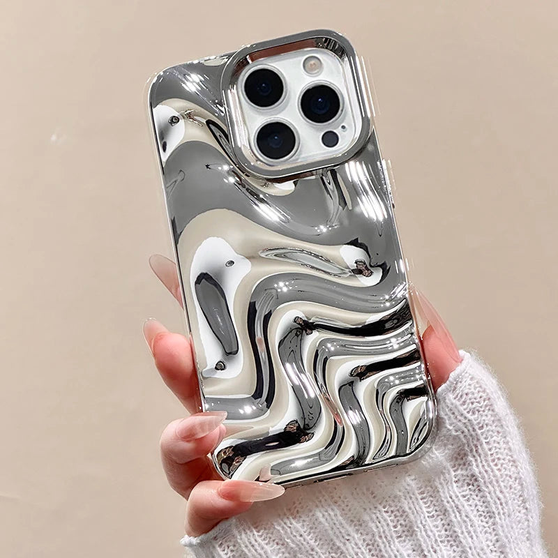 Unique Water Wave Texture Phone Back Phone Case