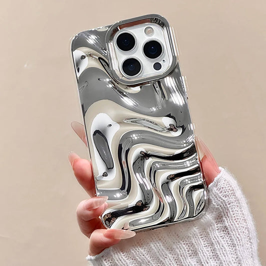 Unique Water Wave Texture Phone Back Phone Case