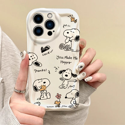 Fashion Cute Cartoon Snoopy Phone Case