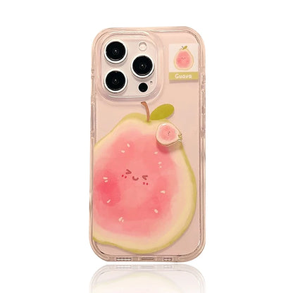 Summer Fruit 3D Guava Durian Avocado Phone Case