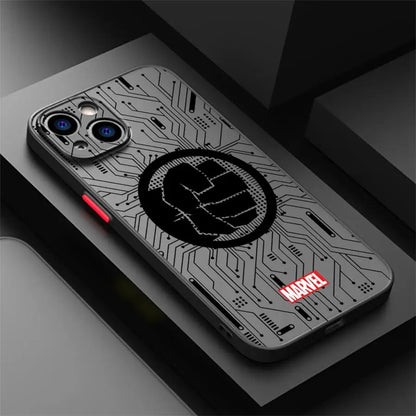 Case For iPhone Back Phone Cover Marvel Spider Man Logo