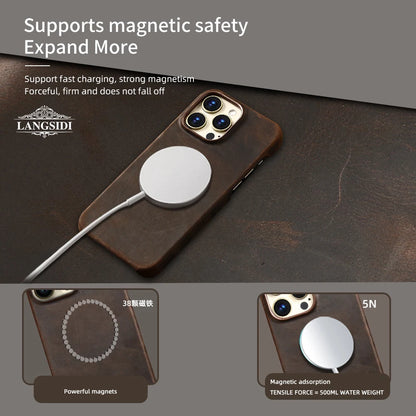 For Magsafe Case For iPhone Retro Luxury
