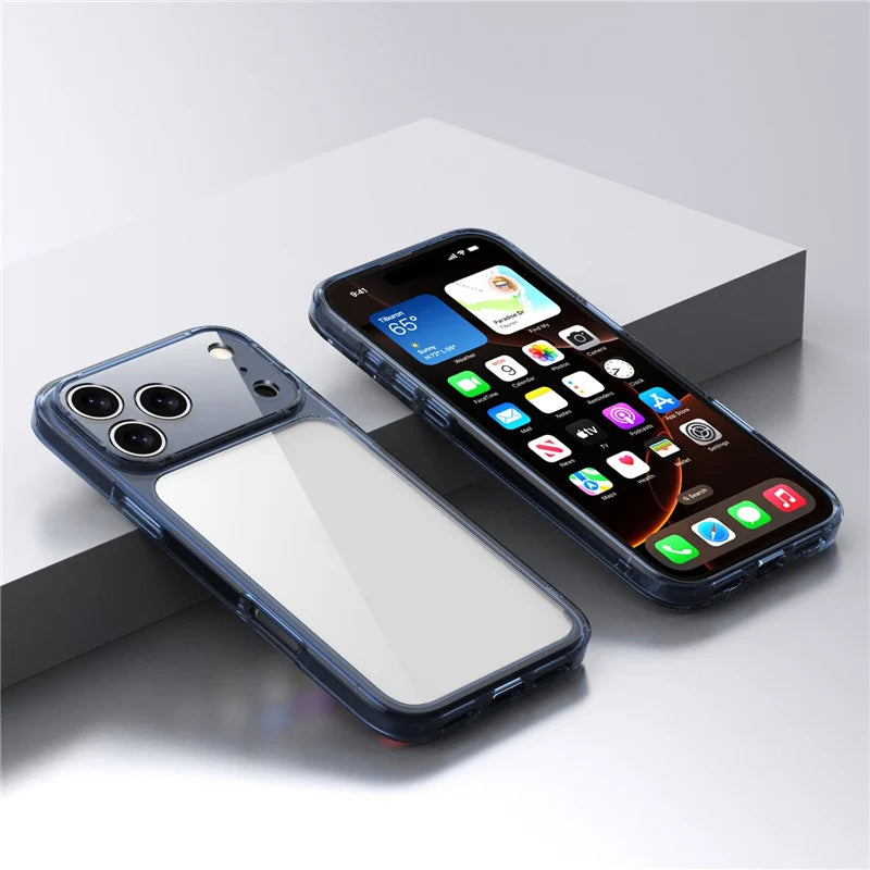 Luxury Transparent Shockproof Case For iPhone