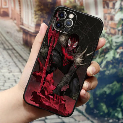 Spider Man Phone Case For iPhone Cover Miles Morales Marvel
