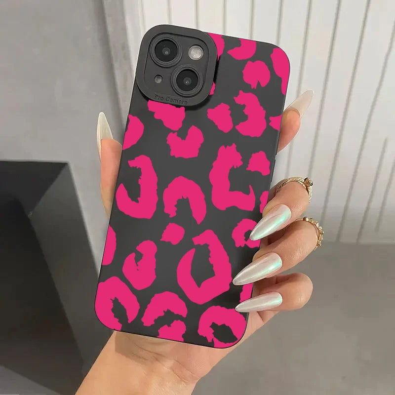 Leopard Design Camera Protective Case for iPhone