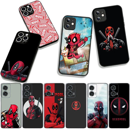 Marvel Superhero Deadpool Cover Phone Case For Apple iPhone