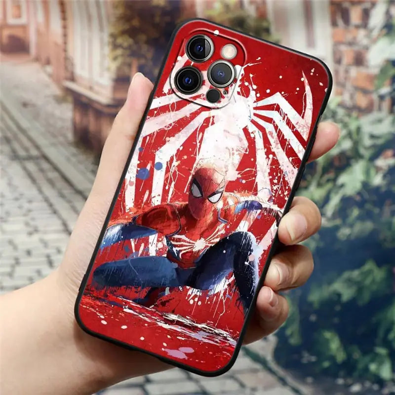 Spider Man Phone Case For iPhone Cover Miles Morales Marvel