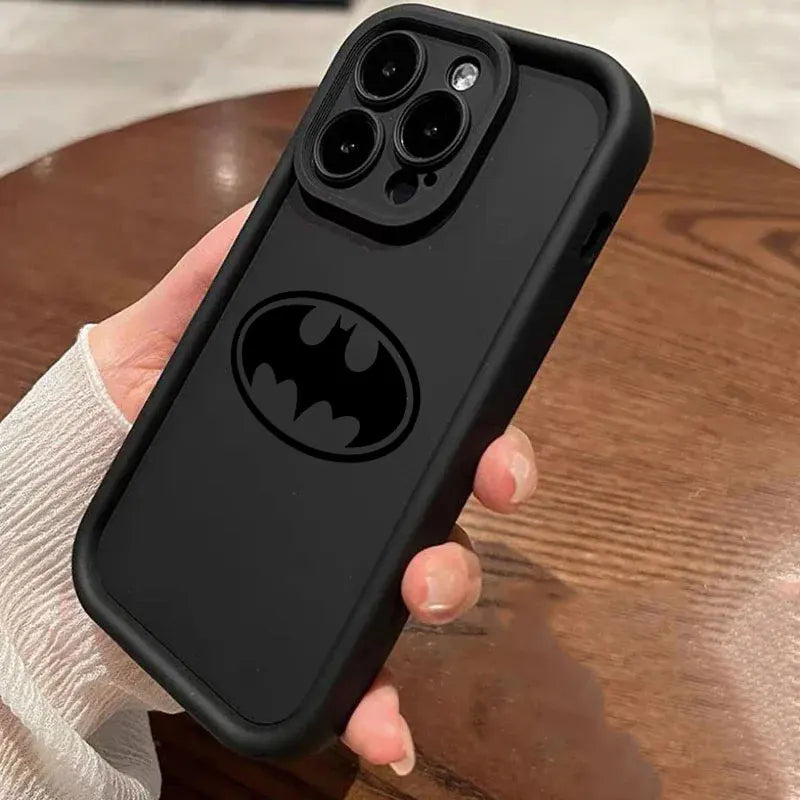 Bat Mans Marvel Bat Silicone Case For Apple iPhone