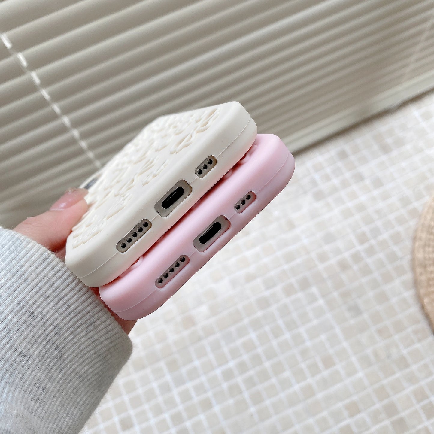 New Hollow Out Cute Pretty Bowknot Soft Silicone Phone Case