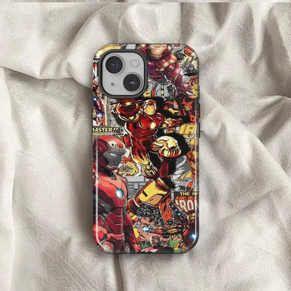 Marvel Spider Man Iron Man Phone Case For Apple iPhone