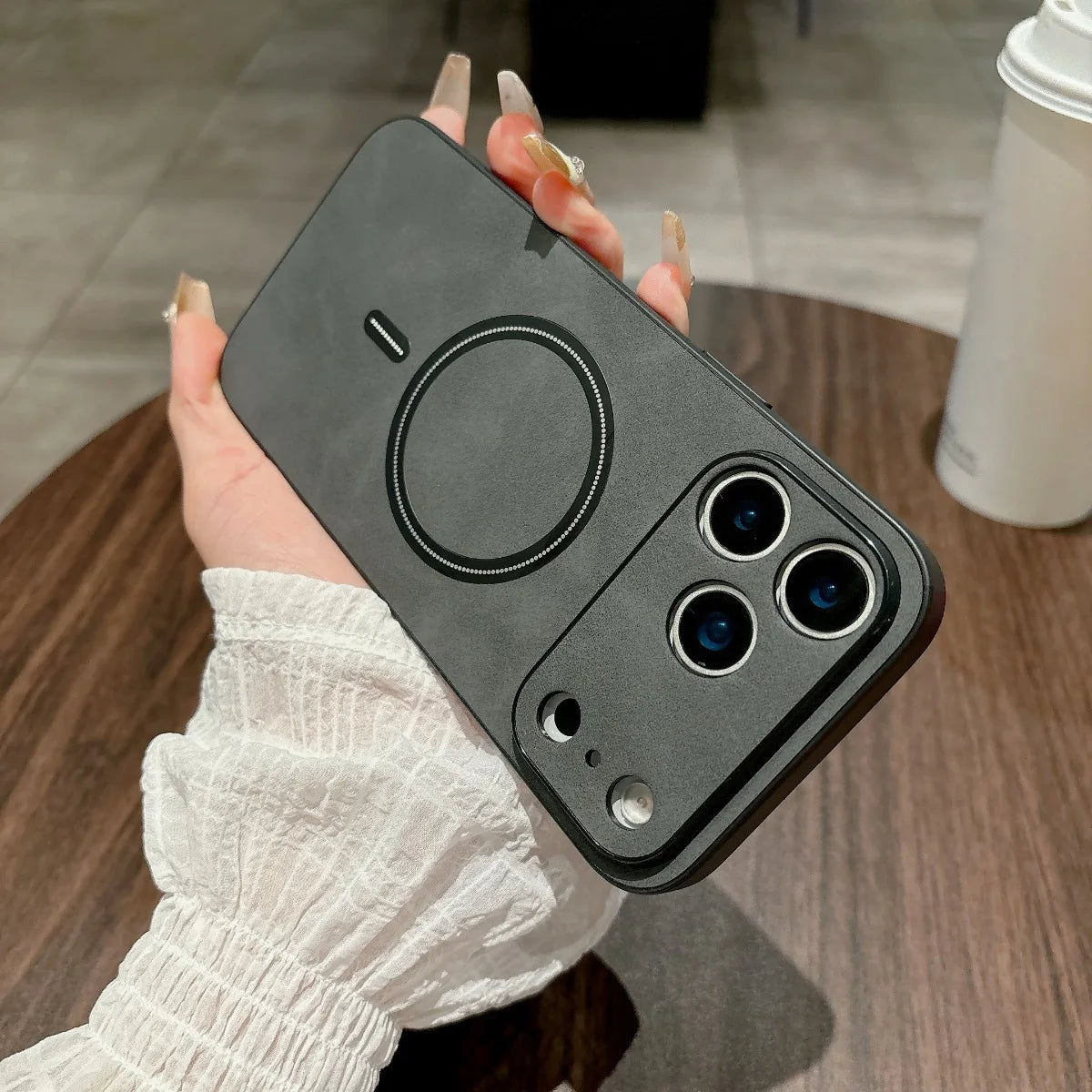 Magnetic Leather Case For iPhone Cover Magnet