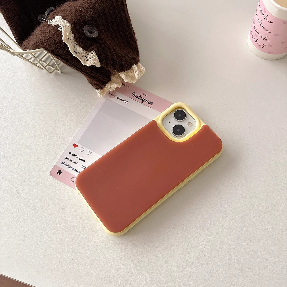 Jelly Colored Liquid Soft Silicone Phone Case Women Girls Magnetic Slim Back Cover For iPhone