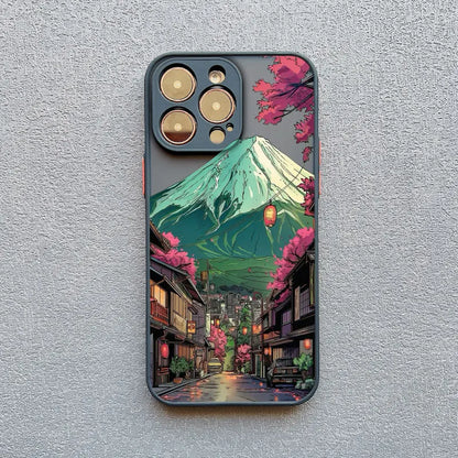Japanese Mount Fuji Scenic Area Phone Case For iPhone