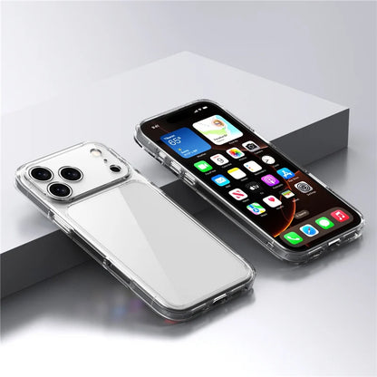 Luxury Transparent Shockproof Case For iPhone