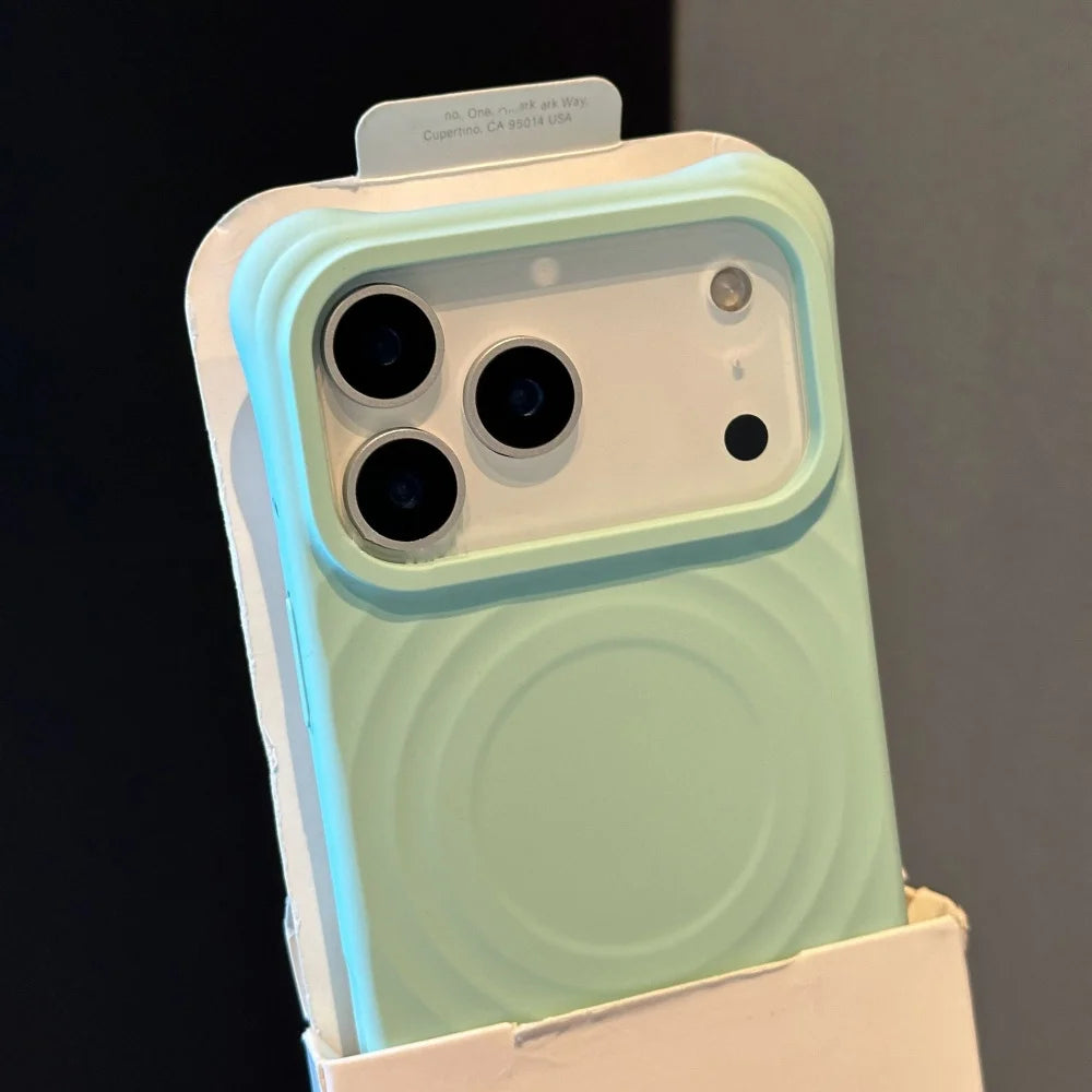Shockproof Water Ripple Magnet Case For iPhone