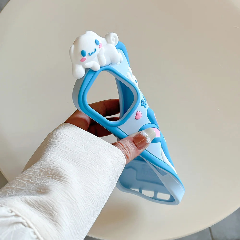 Cartoon Cinnamoroll Dog Soft Silicone Phone Case