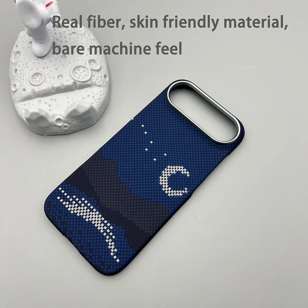 For iPhone Air Phone Case Kevlar Aramid Fiber Hard Shell Carbon