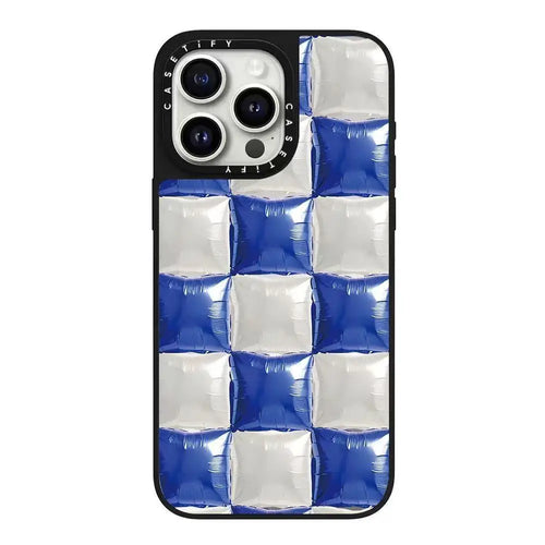 Royal Blue Collaborative Inflatable Chessboard Phone Case