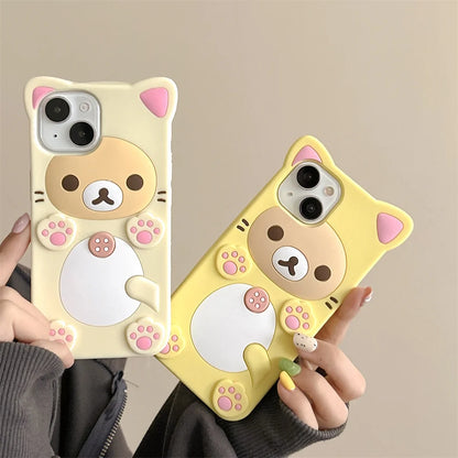 Rilakkuma Cat Bear Phone Case