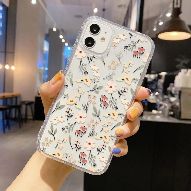 Daisy Flowers Pattern Phone Case For iPhone