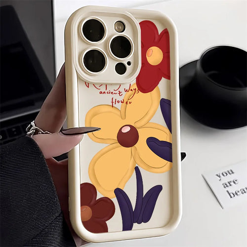 Oil Painting Flowers Phone Case