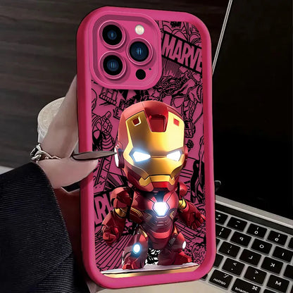 Marvel Spider Man Iron Man Version Case For iPhone