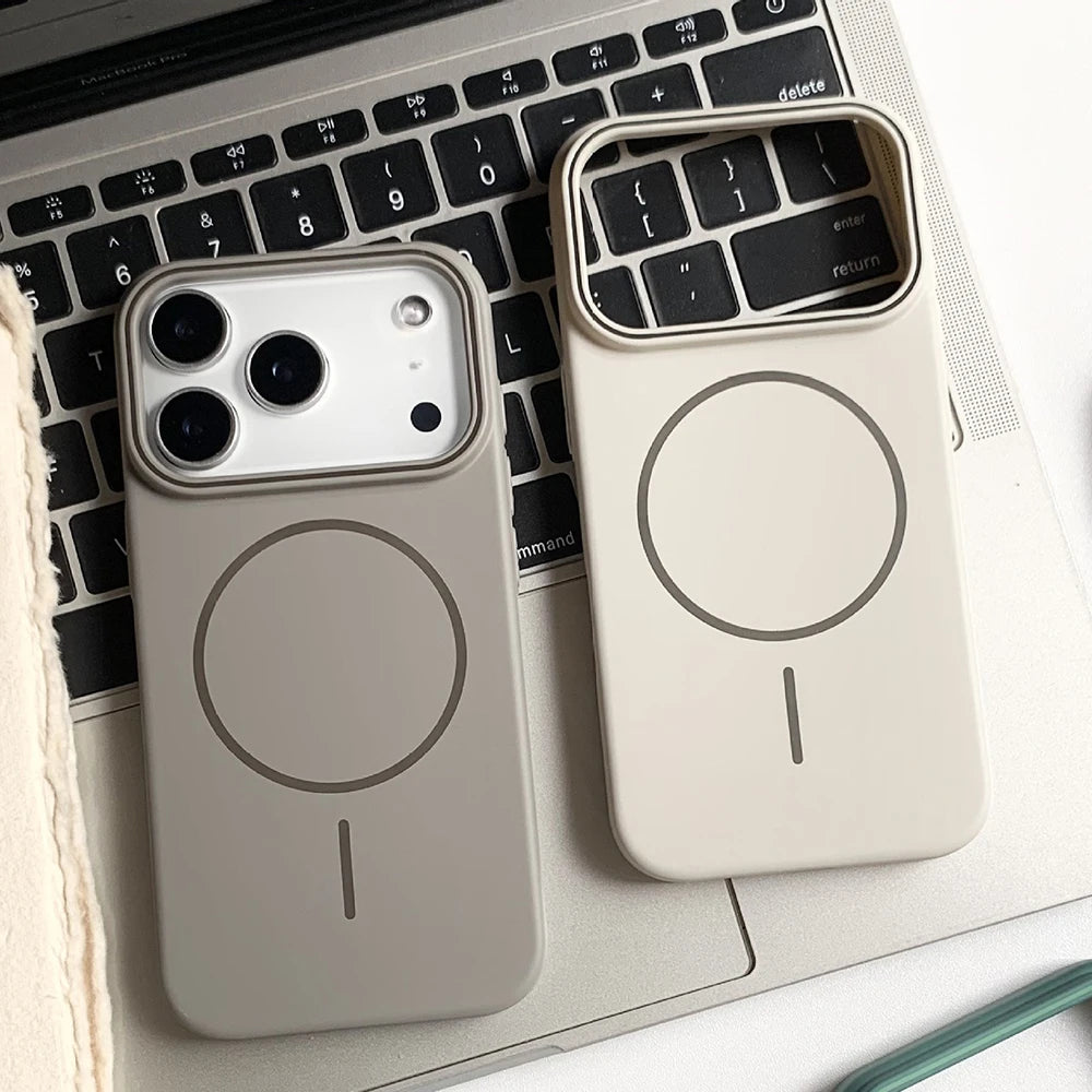 Luxury Magsafe Matte Magnetic Phone Case For iPhone