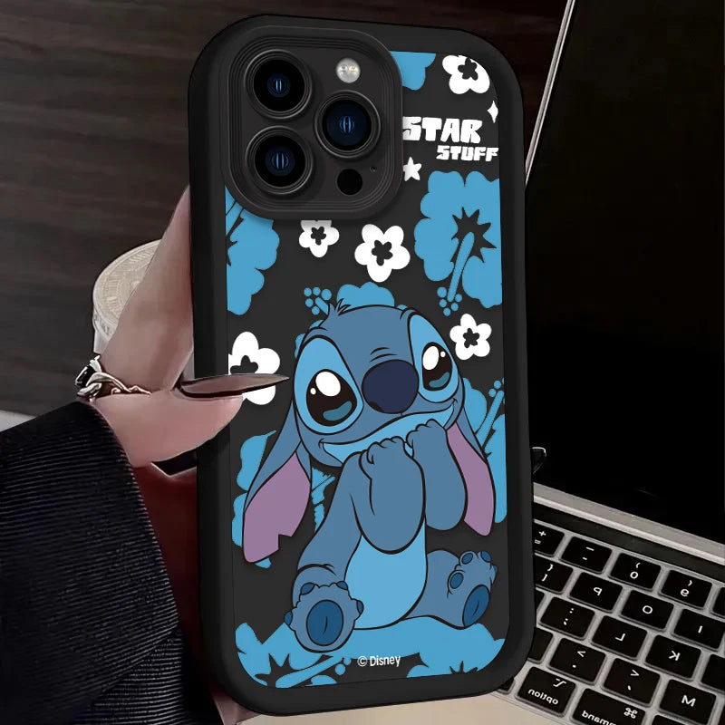 Cartoon Animation Stitch Phone Case For iPhone