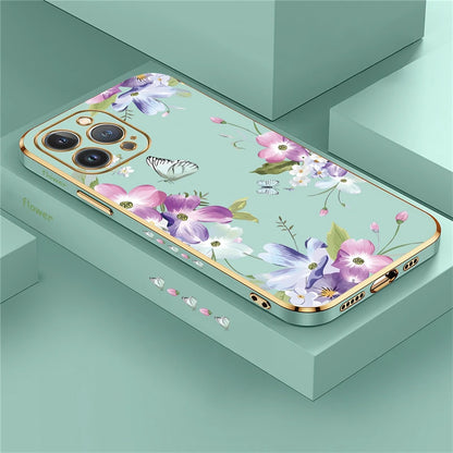 Luxury Flowers Case For iPhone