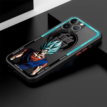 Hot Blooded Goku Anime Soft Phone Case For iPhone