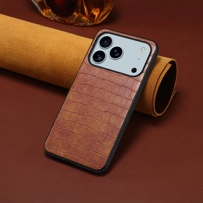 Premium Magnetic Crocodile Pattern Leather Case For iphone