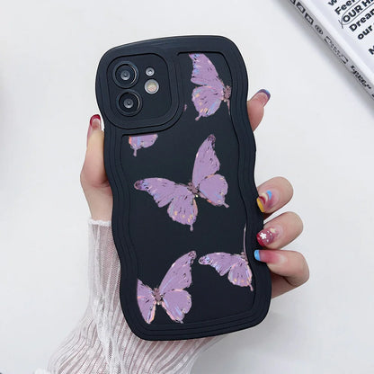Love Heart Wave Phone Case For iPhone