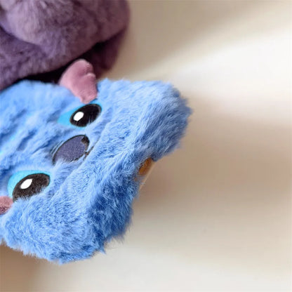 Plush Embroidered 3D Cartoon Stitch Phone Case