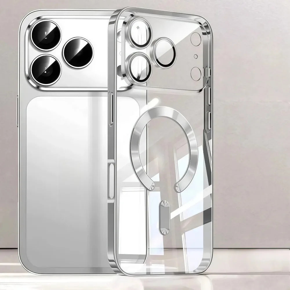 Luxury For Magsafe Magnetic Plating Phone Case For iPhone