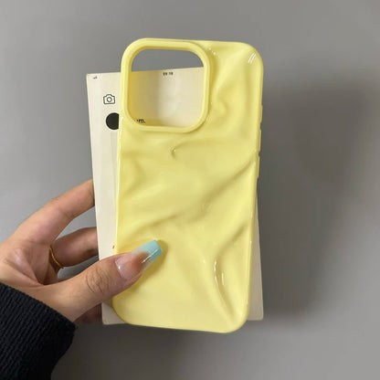 Fashion Ripple Texture Glossy Phone Case