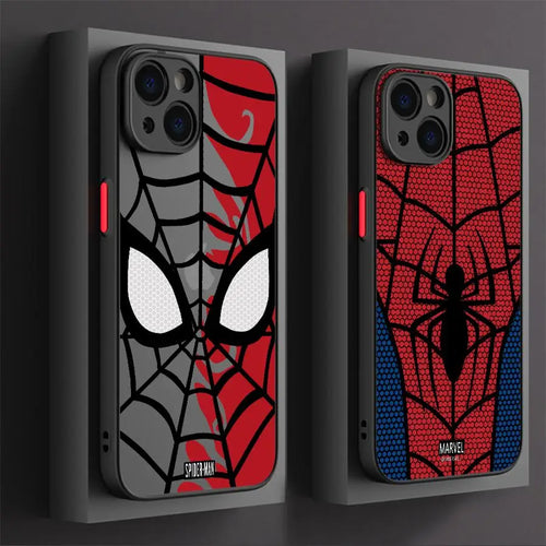 Marvel Hero Spider Man Funda Back Phone Cover Case For iPhone