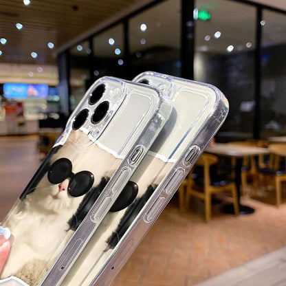 Lovely Cat Soft Phone Case For iPhone