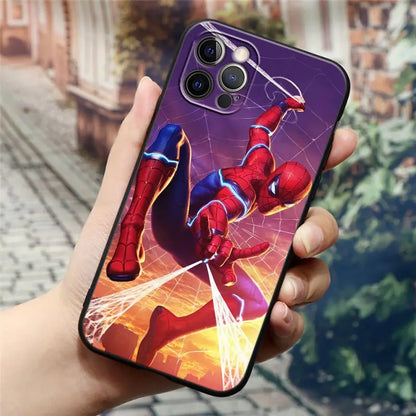 Spider Man Phone Case For iPhone Cover Miles Morales Marvel