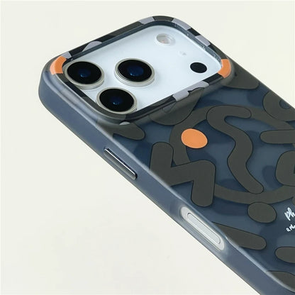 Graffiti Pattern MagSafe Magnetic Matte Shockproof iPhone Case